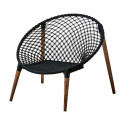 Chaise Elof Macramé | Affari of Sweden | Woodely