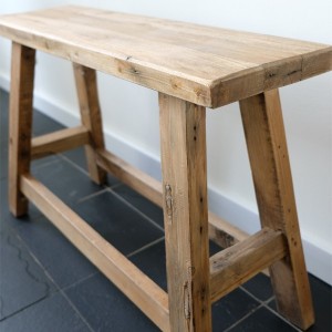 Banc de ferme en bois recyclé