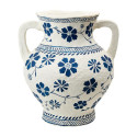 Vase Angus Bleu/ivoire | Affari of Sweden