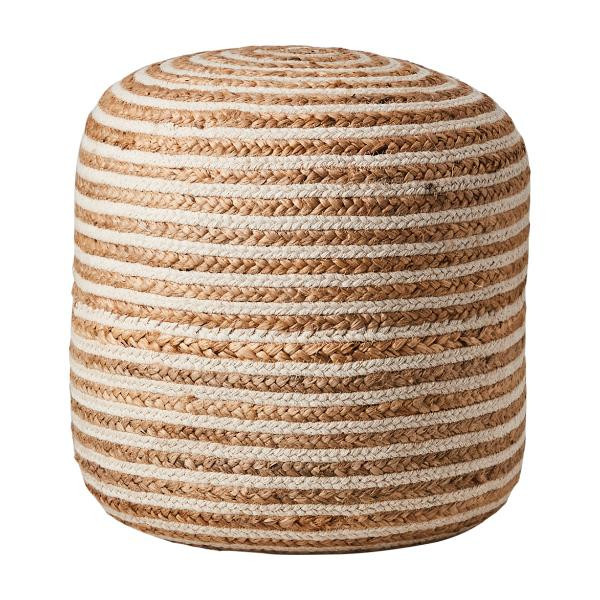 Pouf Juni Nature/ivoire | Affari of Sweden