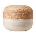 Pouf Juni Nature/ivoire | Affari of Sweden