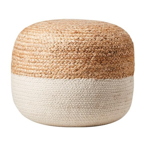 Pouf Juni Nature/ivoire | Affari of Sweden