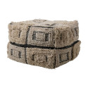 Pouf Minna Ivoire/noir | Affari of Sweden