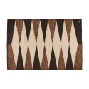 Tapis Othello Marron/beige | Affari of Sweden