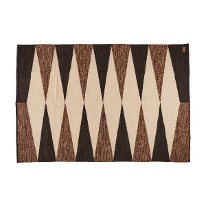 Tapis Othello Marron/beige | Affari of Sweden