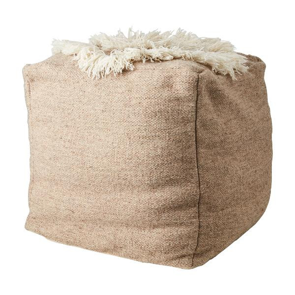 Pouf Minna Beige/ivoire | Affari of Sweden