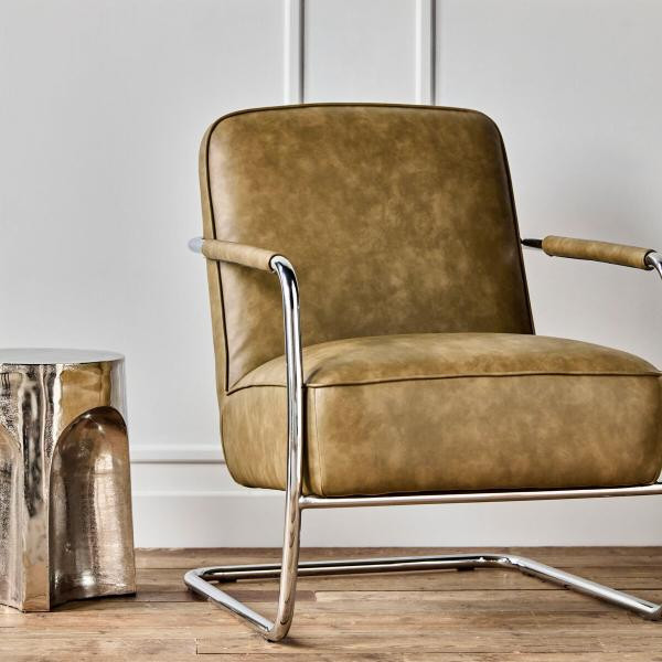 Lounge chair Comma khaki | House Doctor