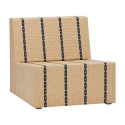 Lounge chair Jass nature and black | House Doctor