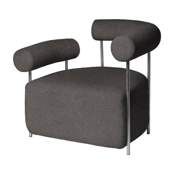 Lounge chair Solitude dark grey | Kristina Dam