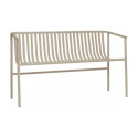 Garden bench Villa light grey | Hübsch