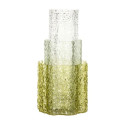 Vases Triple green/clear (set of 3) | Hübsch