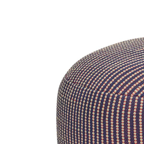 Pouf Mochi blue/multicolour | Hübsch