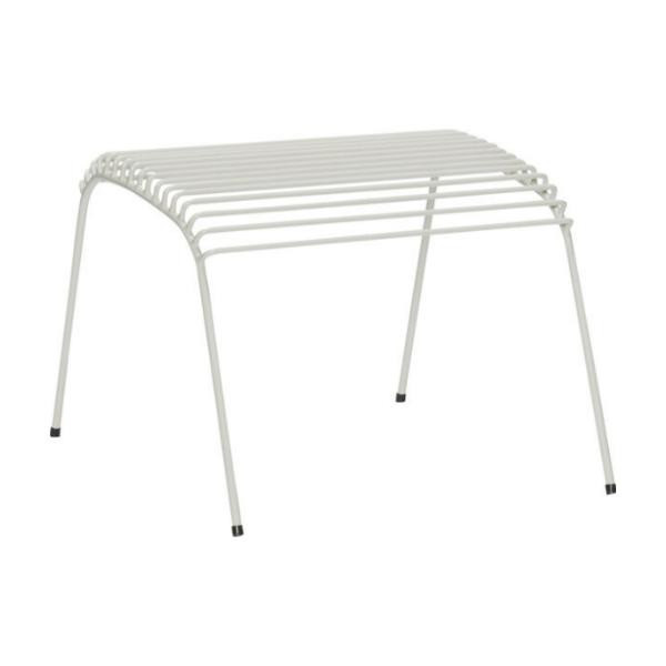 Footstool String light grey | Hübsch