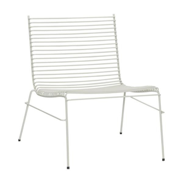 Fauteuil lounge String gris clair | Hübsch