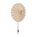 Wall lamp Pliss beige | Hübsch