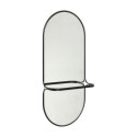 Wall mirror Carry black | Hübsch