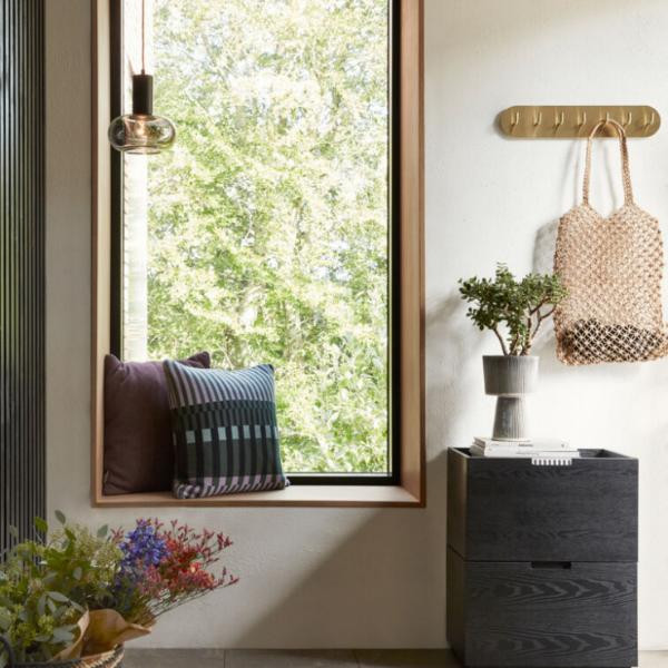 Coat rack Form brass | Hübsch