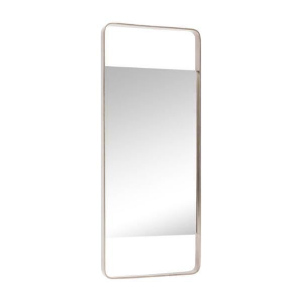 Miroir mural Aware nickel petit modèle | Hübsch