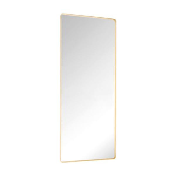 Miroir mural Retro laiton grand modèle | Hübsch