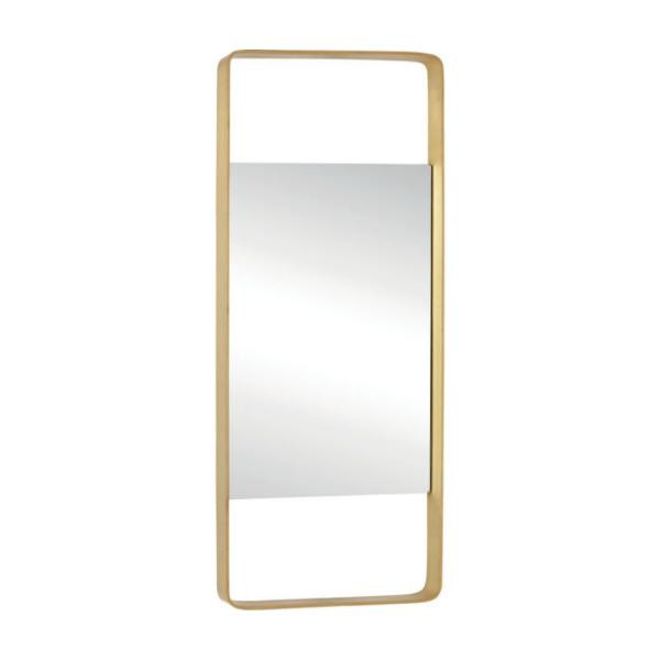 Wall mirror Aware brass small | Hübsch