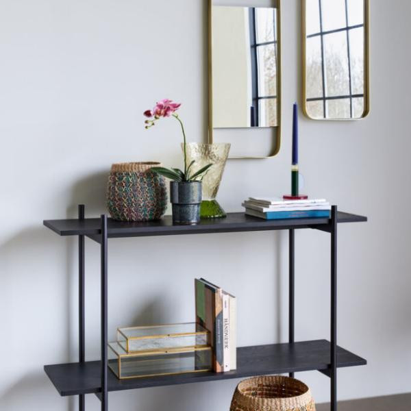Wall mirror Aware brass small | Hübsch