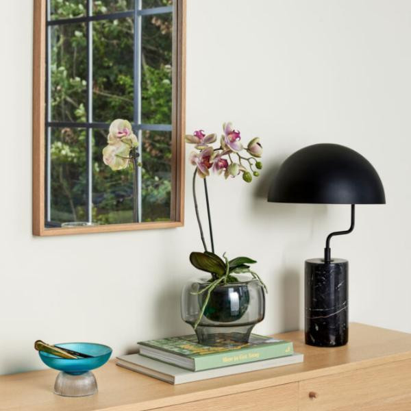 Lampe à poser Poise noir | Hübsch