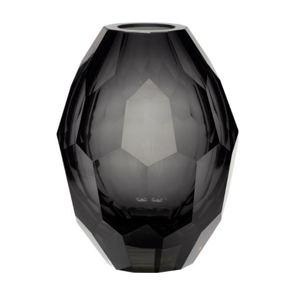 Vase Facet gris | Hübsch