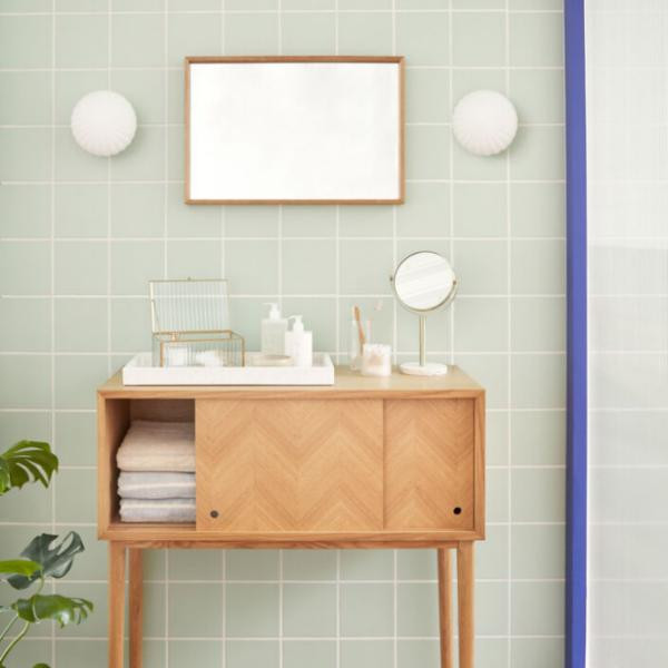 Trays Grand white (set of 2) | Hübsch
