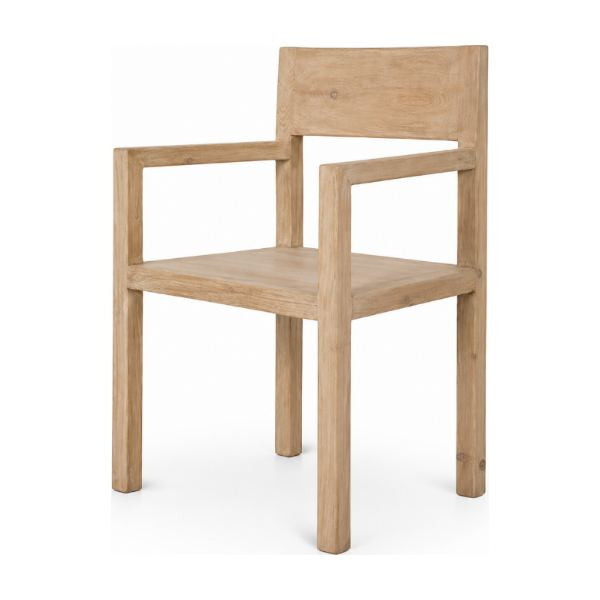 Journey armchair in old door wood | Snowdrops