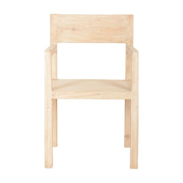 Journey armchair in old door wood | Snowdrops
