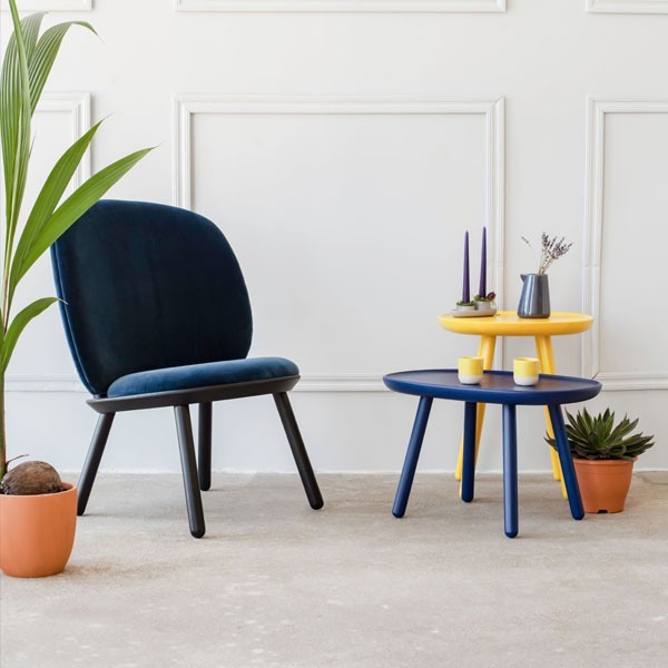 Naïve Low Blue Armchair - EMKO