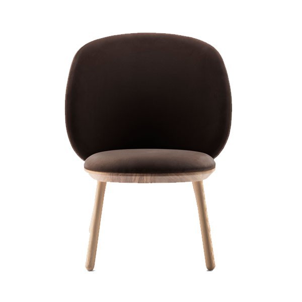 Fauteuil Naïve Low marron - EMKO chez Woodely