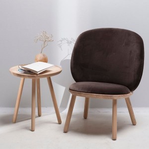 Fauteuil Naïve Low marron - EMKO disponible chez Woodely