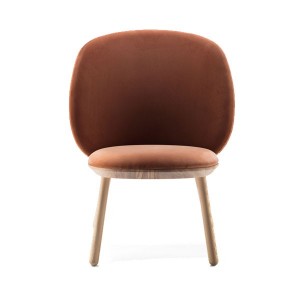 Fauteuil Naïve Low Terracotta - EMKO chez Woodely