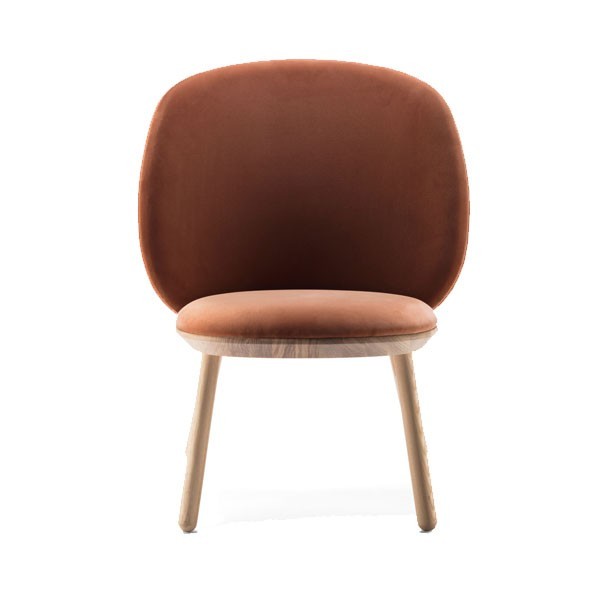 Fauteuil Naïve Low Terracotta - EMKO chez Woodely