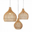 Acorn white glass pendant light - House Doctor