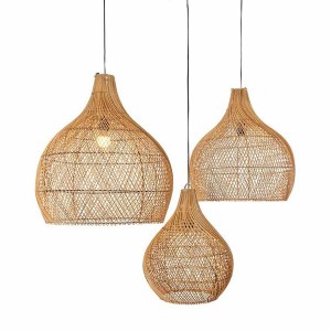 Bawang Natural Rattan Lampshade set of 3 - Original Home