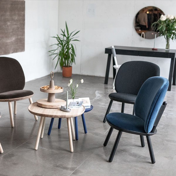 Naïve Low armchair Gray wool ash - EMKO chez Woodely
