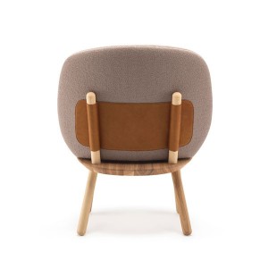Fauteuil Naïve Low Frêne laine Beige- EMKO