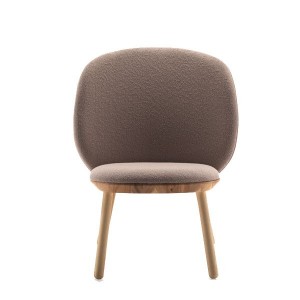 Fauteuil Naïve Low Frêne laine Beige- EMKO