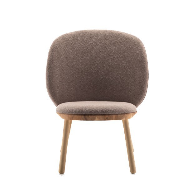 Naïve Low armchair Beige wool ash - EMKO