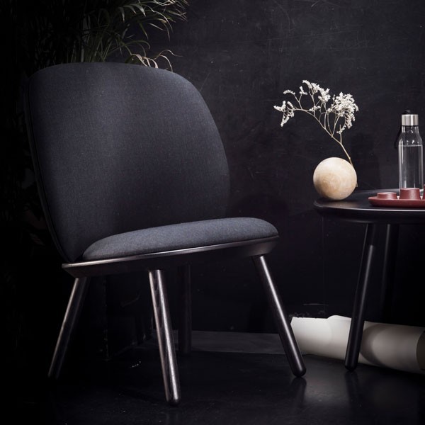 EMKO ash and textile armchair on sale at Woodely