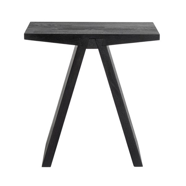 Tabouret, chêne naturel / huile Noire - Muubs
