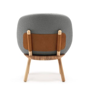 copy of Naïve Low armchair light gray wool ash - EMKO