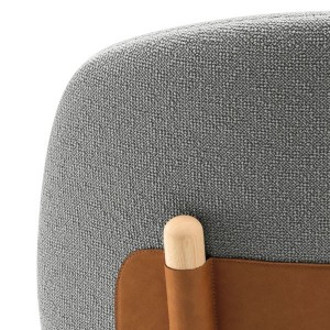 copy of Naïve Low armchair light gray wool ash - EMKO