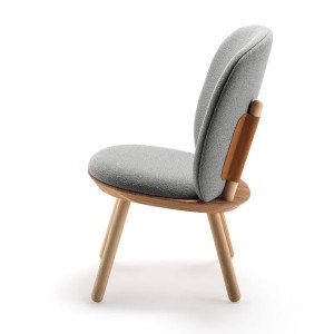 copy of Naïve Low armchair light gray wool ash - EMKO