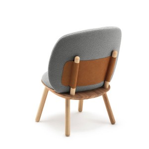 copy of Naïve Low armchair light gray wool ash - EMKO