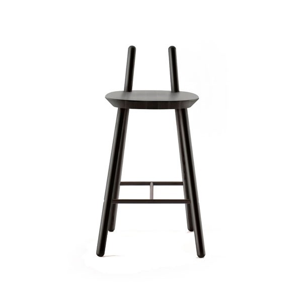 Tabouret de bar Design EMKO en frêne noir en vente chez Woodely
