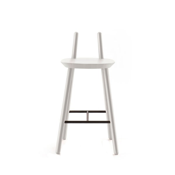 Tabouret de bar Design EMKO en frêne gris en vente chez Woodely