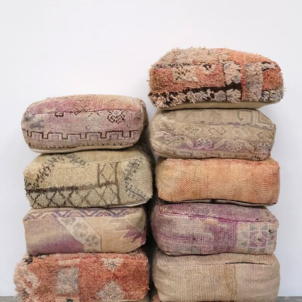 Atlas rug pouf | Trademark Living